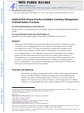 Cover page: American Academy of Orthopaedic Surgeons/American Society for Surgery of the Hand Clinical Practice Guideline Summary Management of Distal Radius Fractures