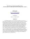 Cover page: Policy Preferences and Congressional Representation: The Relationship Between Public Opinion and Policymaking in Today's Congress