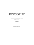 Cover page: Écosophy