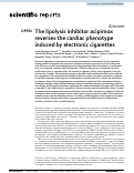 Cover page: The lipolysis inhibitor acipimox reverses the cardiac phenotype induced by electronic cigarettes