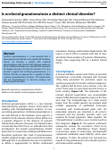 Cover page: Is orofacial granulomatosis a distinct clinical disorder?