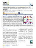 Cover page: Coupling Methylammonium and Formamidinium Cations with Halide Anions: Hybrid Orbitals, Hydrogen Bonding, and the Role of Dynamics