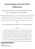 Cover page: Pyrolysis Pathways of the Furanic Ether 2‑Methoxyfuran