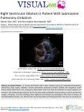 Cover page: Right Ventricular Dilation in Patient With Submassive Pulmonary Embolism