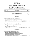 Cover page: Contents