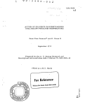 Cover page: ACTION OF SOLVENTS ON SUBBITUMTNOUS COAL BELOW PYROLYSIS TEMPERATURE