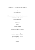 Cover page: Contributions to Descriptive Inner Model Theory