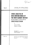 Cover page: Stress Analysis in Non-Uniform Media By the Finite Element Method