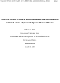 Cover page of Valley Fever Outcomes, Occurrences, &amp; Occupational Risks in Vulnerable Populations in California &amp; Arizona: A Systematically-Approached Review of Literature
