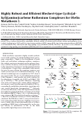 Cover page: Highly Robust and Efficient Blechert-Type Cyclic(alkyl)(amino)carbene Ruthenium Complexes for Olefin Metathesis