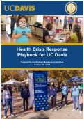 Cover page of Health Crisis Response Playbook for UC Davis