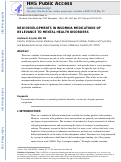 Cover page: New Developments in Insomnia Medications of Relevance to Mental Health Disorders