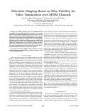 Cover page: Subcarrier Mapping Based on Slice Visibility for Video Transmission over OFDM Channels
