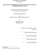 Cover page: REGULATION OF LIPID METABOLISM AND MILK LIPID CONTENT IN NORTHERN ELEPHANT SEALS