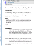 Cover page: Measurement Scales in Clinical Research of the Upper Extremity, Part 2: Outcome Measures in Studies of the Hand/Wrist and Shoulder/Elbow