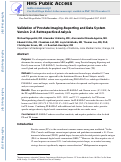 Cover page: Validation of Prostate Imaging-Reporting and Data System Version 2: A Retrospective Analysis.