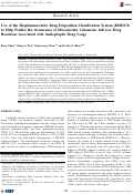 Cover page: Use of the Biopharmaceutics Drug Disposition Classification System (BDDCS) to Help Predict the Occurrence of Idiosyncratic Cutaneous Adverse Drug Reactions Associated with Antiepileptic Drug Usage