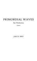 Cover page: Primordial Waves