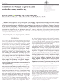 Cover page: Guidelines for Sanger sequencing and molecular assay monitoring