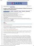 Cover page: Changes in Pulse Pressure during Hemodialysis Treatment and Survival in Maintenance Dialysis Patients