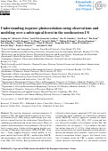 Cover page: Understanding isoprene photooxidation using observations and modeling over a subtropical forest in the southeastern US