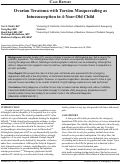 Cover page: Ovarian Teratoma with Torsion Masquerading as Intussusception in a 4-year-old Child: A Case Report and Review of the Literature