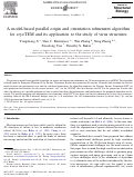 Cover page: A model-based parallel origin and orientation refinement algorithm for cryoTEM and its application to the study of virus structures