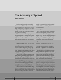 Cover page: The Anatomy of Sprawl