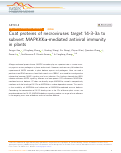 Cover page: Coat proteins of necroviruses target 14-3-3a to subvert MAPKKKα-mediated antiviral immunity in plants