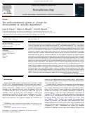 Cover page: The endocannabinoid system as a target for the treatment of cannabis dependence