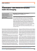 Cover page: Neural space-time model for dynamic multi-shot imaging.