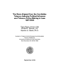 Cover page: The Stars Aligned Over the Cornfields: Tobacco Industry Political Influence and Tobacco Policy Making in Iowa 1897-2009