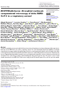 Cover page: #COVIDisAirborne: AI-enabled multiscale computational microscopy of delta SARS-CoV-2 in a respiratory aerosol.