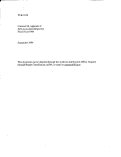 Cover page: Contract 98, Appendix F Self-Assessment Report for Fiscal Year 1999