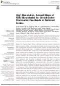 Cover page: High Resolution, Annual Maps of Field Boundaries for Smallholder-Dominated Croplands at National Scales.