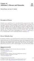 Cover page: Alzheimer’s Disease and Dementia