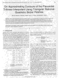 Cover page: On Approximating Contours of the Piecewise Trilinear Interpolant Using Triangular Rational-Quadratic Bezier Patches