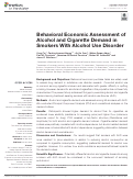 Cover page: Behavioral Economic Assessment of Alcohol and Cigarette Demand in Smokers With Alcohol Use Disorder