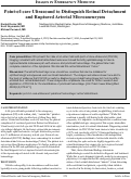 Cover page: Point-of-care Ultrasound to Distinguish Retinal Detachment and Ruptured Arterial Microaneurysm