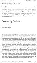Cover page: Decentering Durham