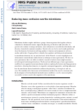 Cover page: Reducing Mass Confusion over the Microbiome.