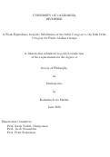 Cover page of A Weak Equivalence from the Subdivision of the Orbit Category to the Link Orbit Category for Finite Abelian Groups