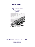 Cover page: Objets Trouvés