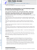 Cover page: Development and Implementation of a Peer Mentoring Program for Early Career Gerontological Faculty