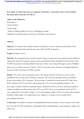 Cover page: Face masks to control the source of respiratory infections: A systematic review of the scientific literature before and after COVID-19