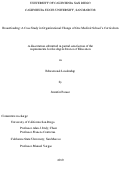 Cover page: Breastfeeding: A Case Study in Organizational Change of One Medical School’s Curriculum