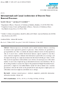 Cover page: Informational and Causal Architecture of Discrete-Time Renewal Processes