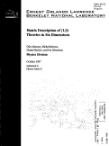 Cover page: Matrix Description of (1,0) Theories in six dimensions