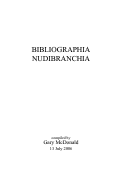 Cover page of Bibliographia Nudibranchia