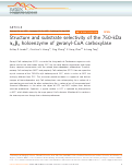 Cover page: Structure and substrate selectivity of the 750-kDa α6β6 holoenzyme of geranyl-CoA carboxylase